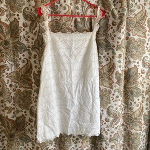 zara white dress